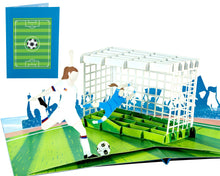 Load image into Gallery viewer, Female Soccer Player - WOW 3D Pop Up Greeting Card