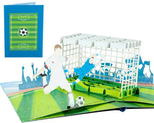 Load image into Gallery viewer, Soccer Player - WOW 3D Pop Up Greeting Card