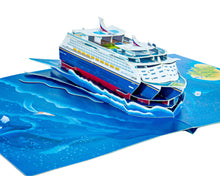 Load image into Gallery viewer, Cruise Ship - WOW 3D Pop Up Greeting Card