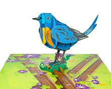 Load image into Gallery viewer, Eastern Bluebird - WOW 3D Pop Up Greeting Card
