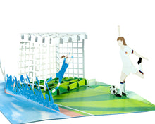 Load image into Gallery viewer, Female Soccer Player - WOW 3D Pop Up Greeting Card