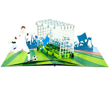 Load image into Gallery viewer, Soccer Player - WOW 3D Pop Up Greeting Card