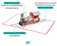 Load image into Gallery viewer, Classic Steam Train - 3D Pop Up Greeting Card