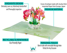 Load image into Gallery viewer, Orchid Flower - WOW 3D Pop Up Greeting Card
