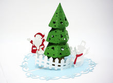Load image into Gallery viewer, Christmas Santa, Tree & Snowman