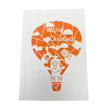 Load image into Gallery viewer, Hot Air Balloon - Christmas Pop Up Card