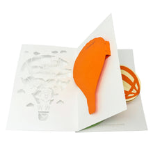 Load image into Gallery viewer, Hot Air Balloon - Christmas Pop Up Card