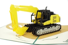 Load image into Gallery viewer, Excavator - WOW 3D Pop Up Greeting Card