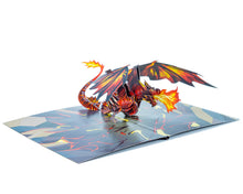 Load image into Gallery viewer, Inferno Legendary Dragon - 3D Pop Up Greeting Card