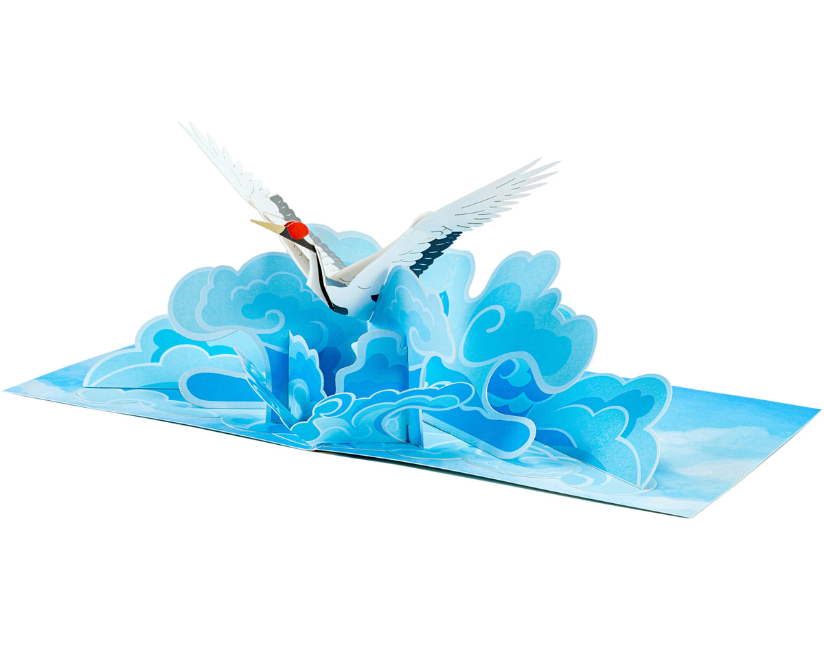 Crane - WOW 3D Color Pop Up Card - Image 3
