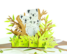 Load image into Gallery viewer, Koala Family - 3D Pop Up Greeting Card