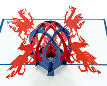 Load image into Gallery viewer, Welsh Dragon - WOW 3D Pop Up Card