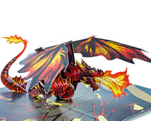 Load image into Gallery viewer, Inferno Legendary Dragon - 3D Pop Up Greeting Card