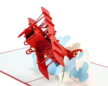 Load image into Gallery viewer, Red Airplane - WOW 3D Pop Up Card

