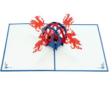 Load image into Gallery viewer, Welsh Dragon - WOW 3D Pop Up Card