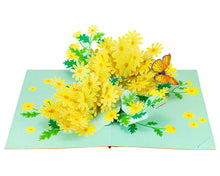 Load image into Gallery viewer, Yellow Garden Daisy - WOW 3D Pop Up Greeting Card