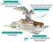 Load image into Gallery viewer, Cloud Legendary Dragon - 3D Pop Up Greeting Card