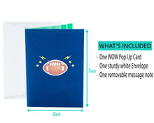 Load image into Gallery viewer, American Football Player - WOW 3D Pop Up Card
