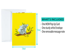 Load image into Gallery viewer, Koala Family - 3D Pop Up Greeting Card
