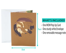 Load image into Gallery viewer, Mountain Legendary Dragon - 3D Pop Up Greeting Card