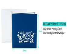 Load image into Gallery viewer, Welsh Dragon - WOW 3D Pop Up Card