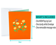 Load image into Gallery viewer, Yellow Garden Daisy - WOW 3D Pop Up Greeting Card
