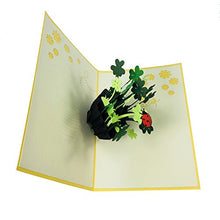 Load image into Gallery viewer, Shamrock Vase Good Luck - WOW 3D Pop Up Card