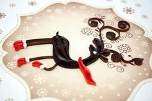 Load image into Gallery viewer, Reindeer Quilling Card