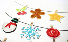 Load image into Gallery viewer, Christmas Icons Quilling Card
