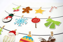 Load image into Gallery viewer, Christmas Icons Quilling Card