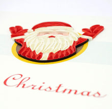 Load image into Gallery viewer, Santa Claus Quilling Card