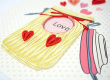 Load image into Gallery viewer, Love Jar Quilling Card