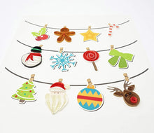 Load image into Gallery viewer, Christmas Icons Quilling Card