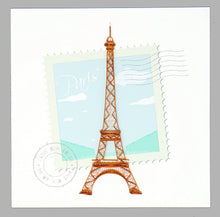 Load image into Gallery viewer, Eiffel Tower Quilling Card