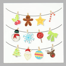 Load image into Gallery viewer, Christmas Icons Quilling Card