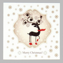 Load image into Gallery viewer, Reindeer Quilling Card
