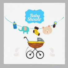 Load image into Gallery viewer, Baby Shower Quilling Card