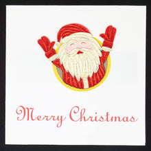 Load image into Gallery viewer, Santa Claus Quilling Card