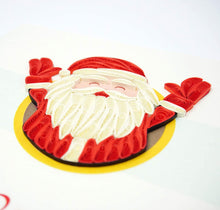 Load image into Gallery viewer, Santa Claus Quilling Card