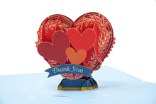 Load image into Gallery viewer, A Big Thank You - 3D Pop Up Greeting Card - For Friends, Family, Teachers, Neighbors, Co-Workers, Boss, Front-line, Essential Workers