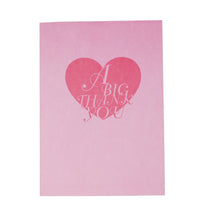 Load image into Gallery viewer, A Big Thank You - 3D Pop Up Greeting Card - For Friends, Family, Teachers, Neighbors, Co-Workers, Boss, Front-line, Essential Workers