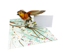 Load image into Gallery viewer, American Robin Bird - WOW 3D Pop Up Greeting Card