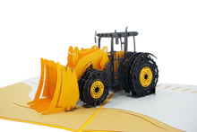 Load image into Gallery viewer, Bulldozer - WOW 3D Pop Up Greeting Card