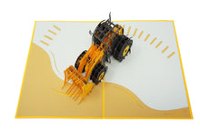 Load image into Gallery viewer, Bulldozer - WOW 3D Pop Up Greeting Card