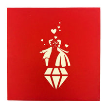 Load image into Gallery viewer, Diamond Couple - WOW 3D Pop Up Card