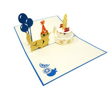 Load image into Gallery viewer, Cat Birthday - WOW 3D Pop Up Greeting Card