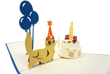Load image into Gallery viewer, Cat Birthday - WOW 3D Pop Up Greeting Card