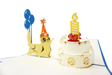 Load image into Gallery viewer, Cat Birthday - WOW 3D Pop Up Greeting Card
