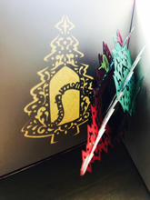 Load image into Gallery viewer, Christmas Pine Tree with Ornaments - Pop Up Card