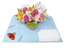 Load image into Gallery viewer, Cosmos Gorgeous Flowers - WOW 3D Pop Up Greeting Card